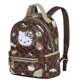 Skoletaske Hello Kitty Brun
