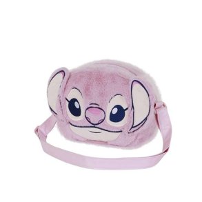 Skuldertaske Lilo & Stitch Pink 17 x 13 x 7 cm