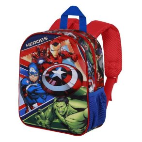 Skoletaske The Avengers Bl� 30 x 25 x 10 cm