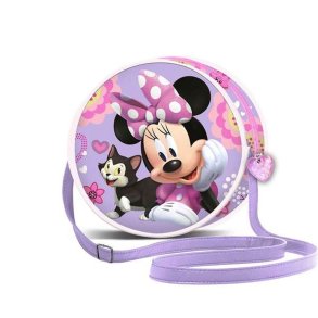 Skuldertaske Minnie Mouse Syren 18,5 x 18,5 x 7 cm