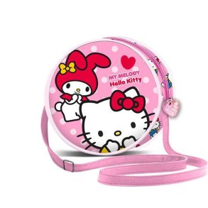Skuldertaske Hello Kitty Pink 18,5 x 18,5 x 7 cm