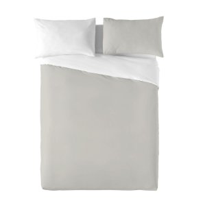 Nordisk cover Naturals Colors Vendbar Hvid Lysegr Seng 90