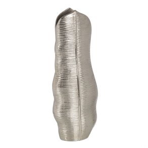 Vase Metal Slv 17 x 9 x 44 cm