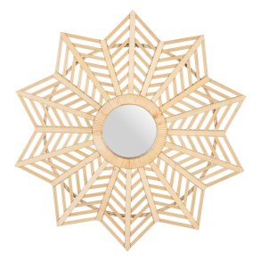 Vgspejl Natur 65 x 2,5 x 65 cm