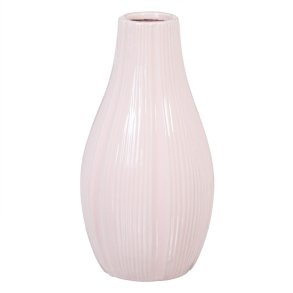 Vase 13 x 13 x 25,5 cm Keramik Pink