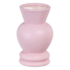 Vase Pink Keramik 11 x 11 x 17 cm