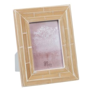 Fotoramme Beige Bambus Tr MDF 17 x 1 x 22 cm