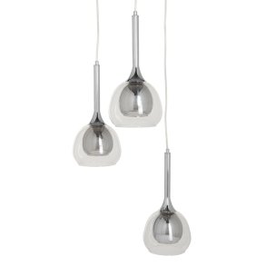 Loftslampe Krystal Gr Metal 33 x 33 x 50 cm