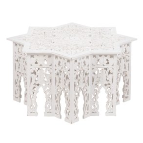 Sofabord 90 x 90 x 46 cm 2 enheder DMF