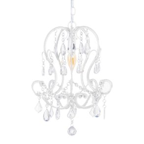 Loftslampe 29,5 x 28 x 85 cm Metal Hvid Klassisk