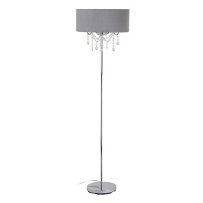 Gulvlampe 44 x 44 x 161 cm Metal Slv