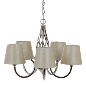 Loftslampe  14 cm 36 x 36 x 110 cm Metal Slv
