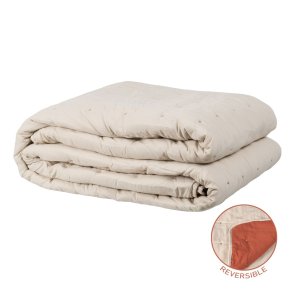 Senget�ppe (vatt�ppe) 230 x 280 cm Beige M�rker�d