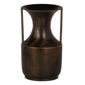 Vase 17 x 17 x 29 cm Gylden Metal