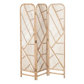 Sammenfoldelig skrm Natur Spanskrr 120 x 4 x 168,5 cm