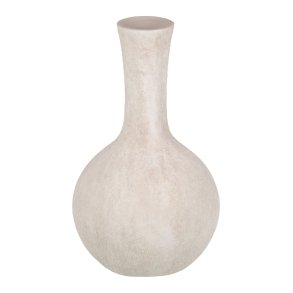 Vase Fldefarvet Keramik Sand 19 x 19 x 35 cm