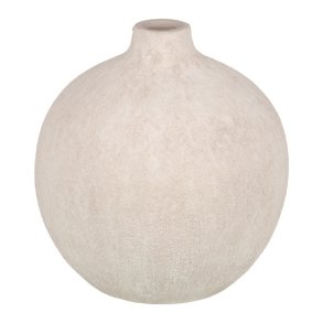 Vase Fldefarvet Keramik Sand 22 x 22 x 25 cm