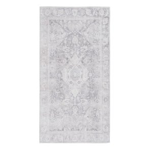 T�ppe 80 x 150 cm Gr� Polyester Bomuld