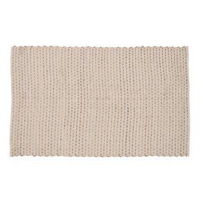 T�ppe Hvid Natur 70 % bomuld 30 % Jute 160 x 230 cm
