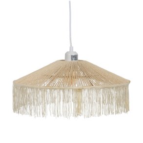 Loftslampe Beige Papir Jern 220-240 V 41 x 41 x 17 cm