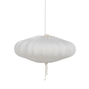 Loftslampe Hvid Bomuld 220-240 V 49,5 x 49,5 x 20 cm