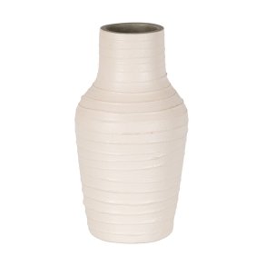 Vase Hvid Keramik 17 x 17 x 30 cm