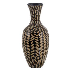 Vase Sort Beige 25 x 25 x 59 cm
