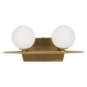 Vglampe Gylden Krystal Jern A 220-240 V 40 x 15 x 20 cm