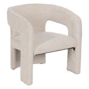 Spisebordsstol Beige Polyester 69 x 66 x 73 cm