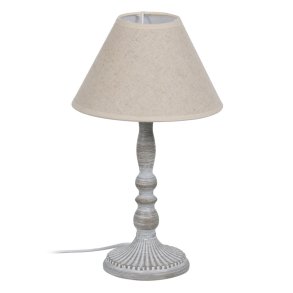 Bordlampe Beige Gr 60 W 220-240 V 20 x 20 x 34 cm