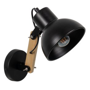 Vglampe Sort Beige Tr Jern A 220-240 V 28 x 15 x 22 cm