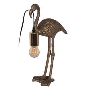 Bordlampe Flamingo Gylden Polyesterharpisk 40 W 220-240 V 23 x 11,5 x 39,5 cm