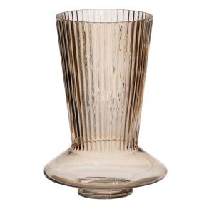 Vase Brun Krystal 15 x 15 x 24,5 cm
