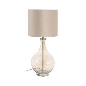 Bordlampe Gylden Polyester Metal Krystal 60 W 220-240 V 39 x 39 x 89 cm