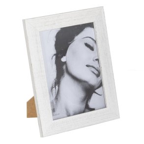 Fotoramme Hvid Gr� Tr� Krystal 20 x 1 x 25 cm