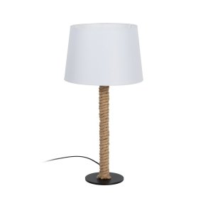 Bordlampe Hvid Sort Beige Jern Materiale 40 W 30 x 30 x 60 cm