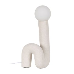 Bordlampe Fldefarvet Keramik Krystal 50 W 240 V 220-240 V 22,5 x 16,5 x 45 cm