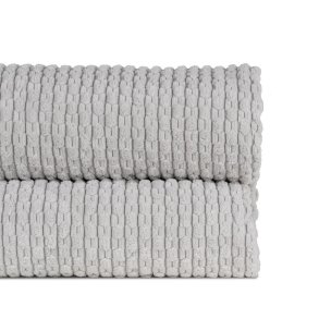 Senget�ppe (vatt�ppe) Lysegr� 230 x 1 x 260 cm