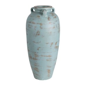 Vase Turkisbl Terrakotta 26 x 28 x 60 cm