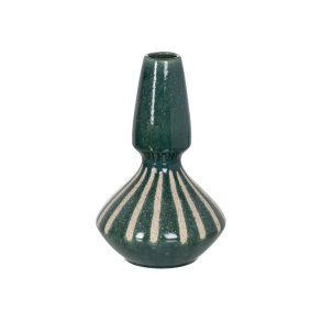 Vase Hvid Grn Keramik 19,3 x 19,3 x 31,2 cm