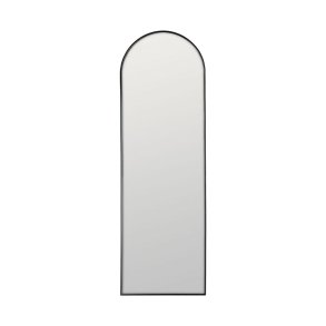 Vgspejl Sort 40 x 1,5 x 125 cm
