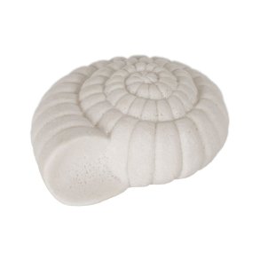 Bordlampe Hvid Harpiks Sten Sand 13,8 x 12 x 6 cm