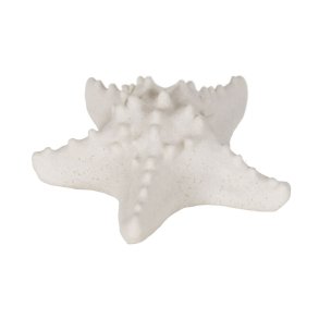 Bordlampe Hvid Harpiks Sten Sand 16,7 x 15,5 x 6,5 cm