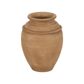 Vase Beige Keramik 27 x 27 x 37 cm