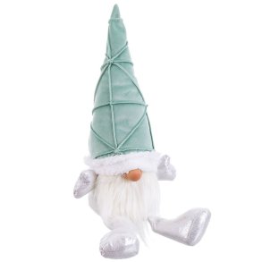 Julepynt Multifarvet Turkisbl Sand Materiale 18 x 13 x 47 cm