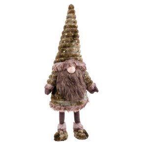 Julepynt Brun Gr�n Metal Materiale 33 x 24 x 94 cm