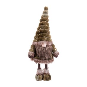 Julepynt Brun Gr�n Metal Materiale 25 x 17 x 55 cm