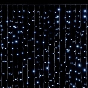 LED guirlande Hvid 120 x 0,5 x 175 cm