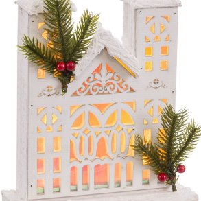 Tilbeh�r til Jule Bethlehem Dekoration Natur Kirke 19 X 8 X 33 CM