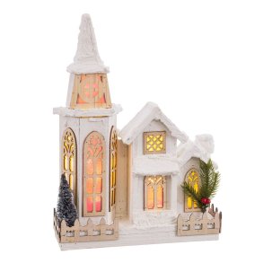 Tilbeh�r til Jule Bethlehem Dekoration Natur Kirke 28 X 9 X 39 CM